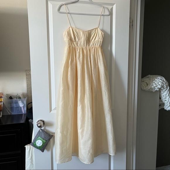 Mariza cotton-blend organza midi dress - Picture 5 of 11